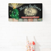 クリスマスツリーキルターキルティングクラフトショーブース 横断幕 (インサイチュ)