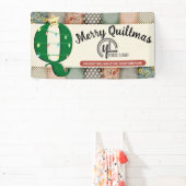 クリスマスツリーキルターキルティングクラフトショーブースb 横断幕 (インサイチュ)