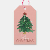 クリスマスツリーギフトタグ ギフトタグ (正面)