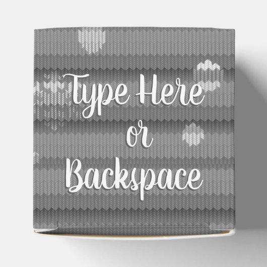 クリスマスツリーギフトボックスパーソナライズされたホリデーボックス フェイバーボックス (上部)