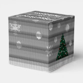 クリスマスツリーギフトボックスパーソナライズされたホリデーボックス フェイバーボックス (裏面サイド)