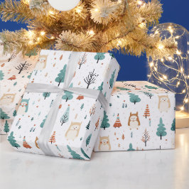 クリスマスツリーギフトラッピング紙 ラッピングペーパー