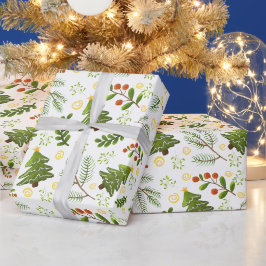 クリスマスツリーギフトラッピング紙 ラッピングペーパー