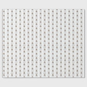 クリスマスツリーギフトラップ、メリークリスマス、ハート、 ラッピングペーパー (フラット)