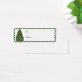 クリスマスツリーギフトラベルカード (デスク)