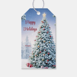 クリスマスツリーギフトラベル ギフトタグ