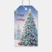 クリスマスツリーギフトラベル ギフトタグ (裏面)
