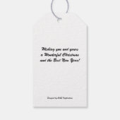 クリスマスツリーギフトラベル ギフトタグ (裏面)