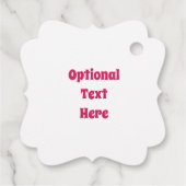 クリスマスツリーギフトラベル フェイバータグ (裏面)