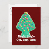 クリスマスツリークッキー シーズンポストカード (正面/裏面)