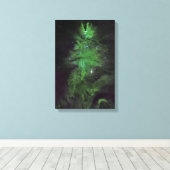 クリスマスツリークラスター宇宙 | キャンバスプリント (インサイチュ (ウッドフロア))