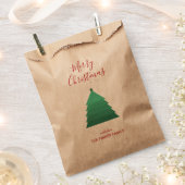 クリスマスツリークラフト フェイバーバッグ (クリップ留めされた状態)