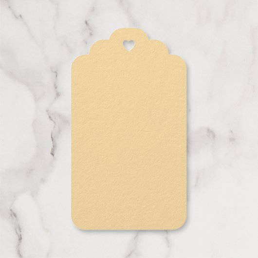 クリスマスツリークリスマスの村の雪の写真RSVPカード ギフトタグ (裏面)