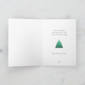 クリスマスツリークリスマスカード シーズンカード (内部)