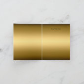 クリスマスツリークリスマスホリデーサンキューカード サンキューカード (内部)