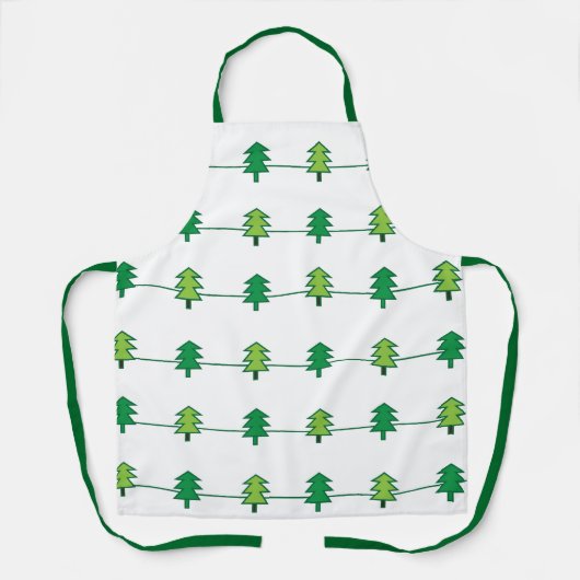 クリスマスツリークリスマス エプロン (正面)