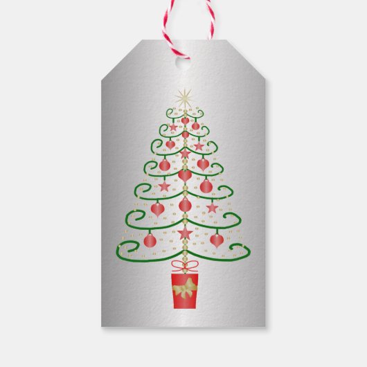 クリスマスツリークリスマス ギフトタグ (裏面)