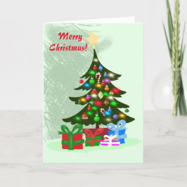 クリスマスツリークリスマス シーズンカード