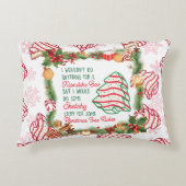 クリスマスツリーケーキの枕に何をすればいい アクセントクッション (正面)