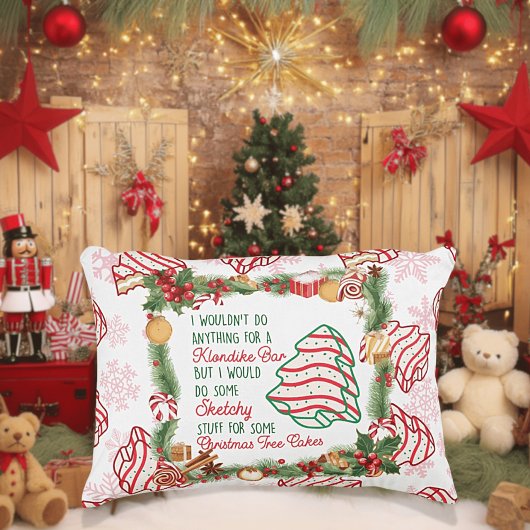 クリスマスツリーケーキの枕に何をすればいい アクセントクッション