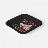 クリスマスツリーケーキを全て食べる可能性が最も高い ペーパープレート (傾斜あり)