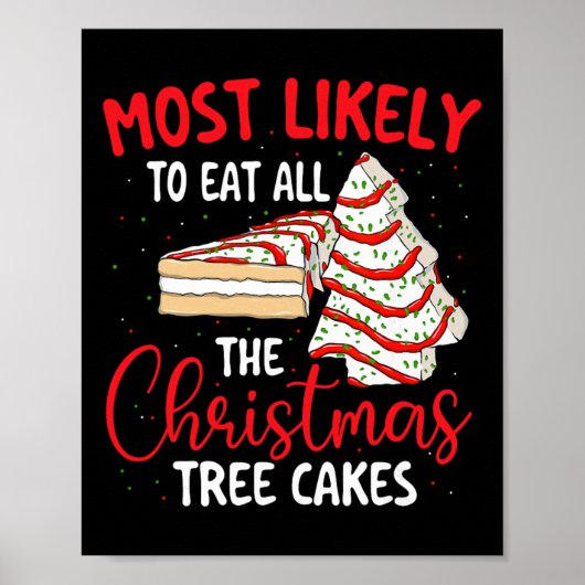 クリスマスツリーケーキを全部食べちゃうタイプ -  ポスター (正面)
