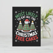 クリスマスツリーケーキを全部食べちゃう人 招待状 (スタンド正面)