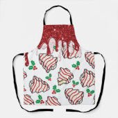 クリスマスツリーケーキエプロン エプロン (正面)