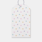 クリスマスツリーケーキギフトラベル – パステルギフトラベル ギフトタグ (裏面)