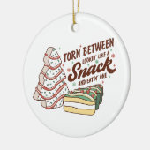 クリスマスツリーケーキ,クリスマスクッキー セラミックオーナメント (左)