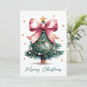 クリスマスツリーコケットのボウフォト シーズンカード (スタンド正面)