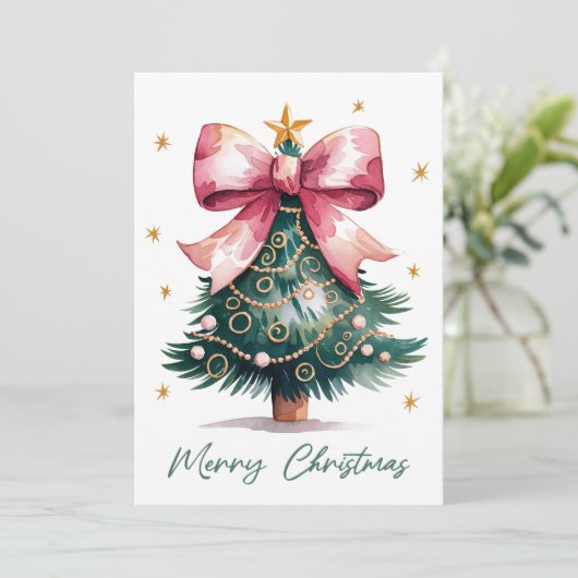 クリスマスツリーコケットのボウフォト シーズンカード (スタンド正面)