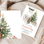 クリスマスツリーコージーフレンドズマスパーティー 招待状