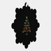 クリスマスツリーゴルフボールシャツ オーナメントカード (右)