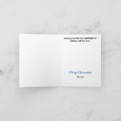 クリスマスツリーゴールデンハムサクリスムカカード カード (内部)