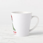 クリスマスツリーサンタイグアナ カフェラテマグ (右)