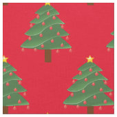 クリスマスツリーサンダーコーブ ファブリック (クローズアップ)