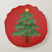 クリスマスツリーサンダーコーブ ラウンドクッション (裏面)