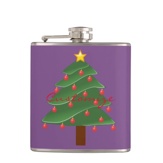 クリスマスツリーサンダー_コーブ フラスク (正面)