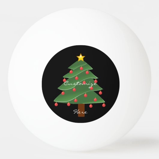 クリスマスツリーサンダー_コーブ 卓球ボール (正面)