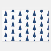 クリスマスツリーシルエットアート ラッピングペーパーシート (正面)