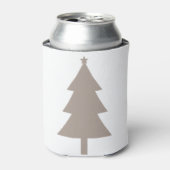 クリスマスツリーシルエット7 缶クーラー (缶正面)