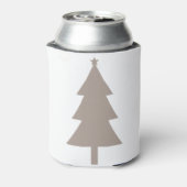 クリスマスツリーシルエット7 缶クーラー (缶裏面)