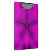 クリスマスツリーシルエット&パープルスターグラデーション クリップボード (右)