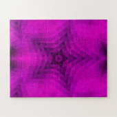 クリスマスツリーシルエット&パープルスターグラデーション ジグソーパズル (横)