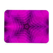 クリスマスツリーシルエット&パープルスターグラデーション マグネット (横)