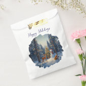 クリスマスツリーシーンカワイディアファウン雪だるま フェイバーバッグ (封をした状態)