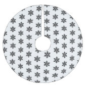 クリスマスツリースカート – 雪 (正面)