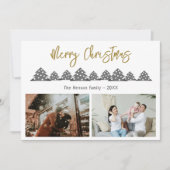 クリスマスツリースクリプトファミリー2写真 シーズンカード (正面)