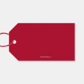 クリスマスツリースケッチホリデー ギフトタグ (裏面横)